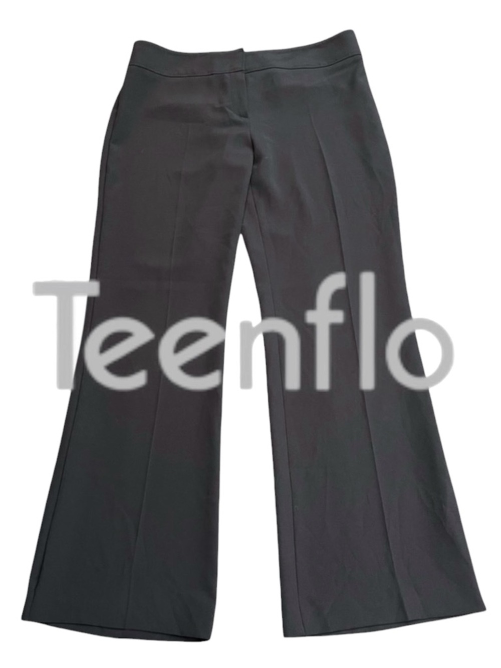 Teenflo Black Y2K Wide Leg Stretch Trouser Pants (10/12)